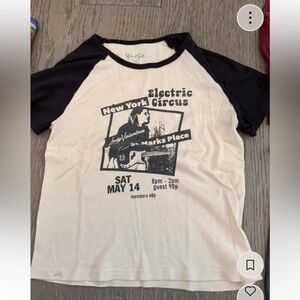 Brandy Melville electric circus tee